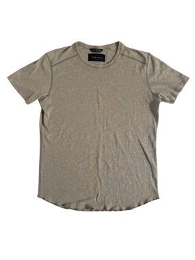 Wings + Horns Slub Crewneck T-Shirt - Taupe